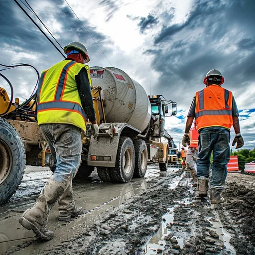 Construction work underway